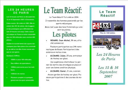 Présentation de LA course!!!